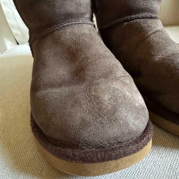 Authentic UGG Boots-Classic Tall-Dark Chocolate Brown-Sz 8 - Picture 10 of 17